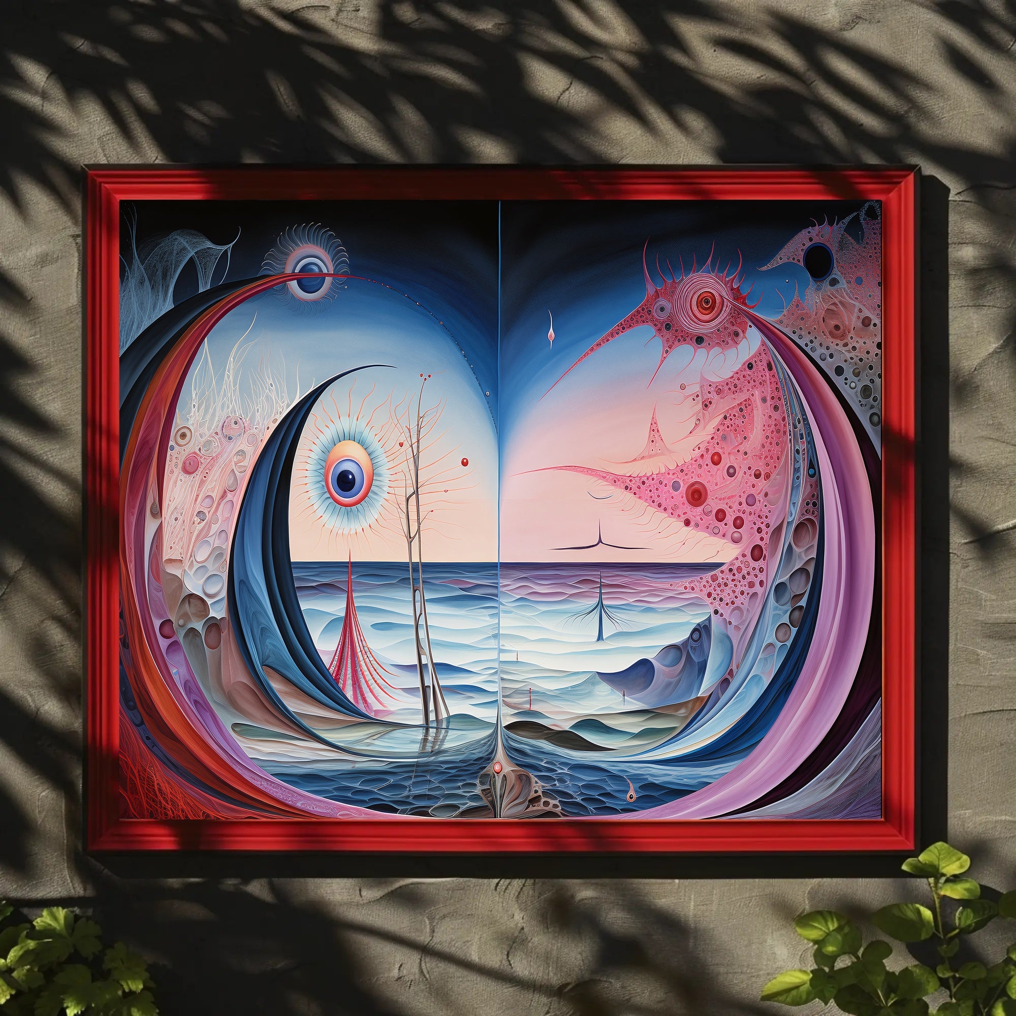 Surreal Cosmic Seascape Abstract or Artistic Poster