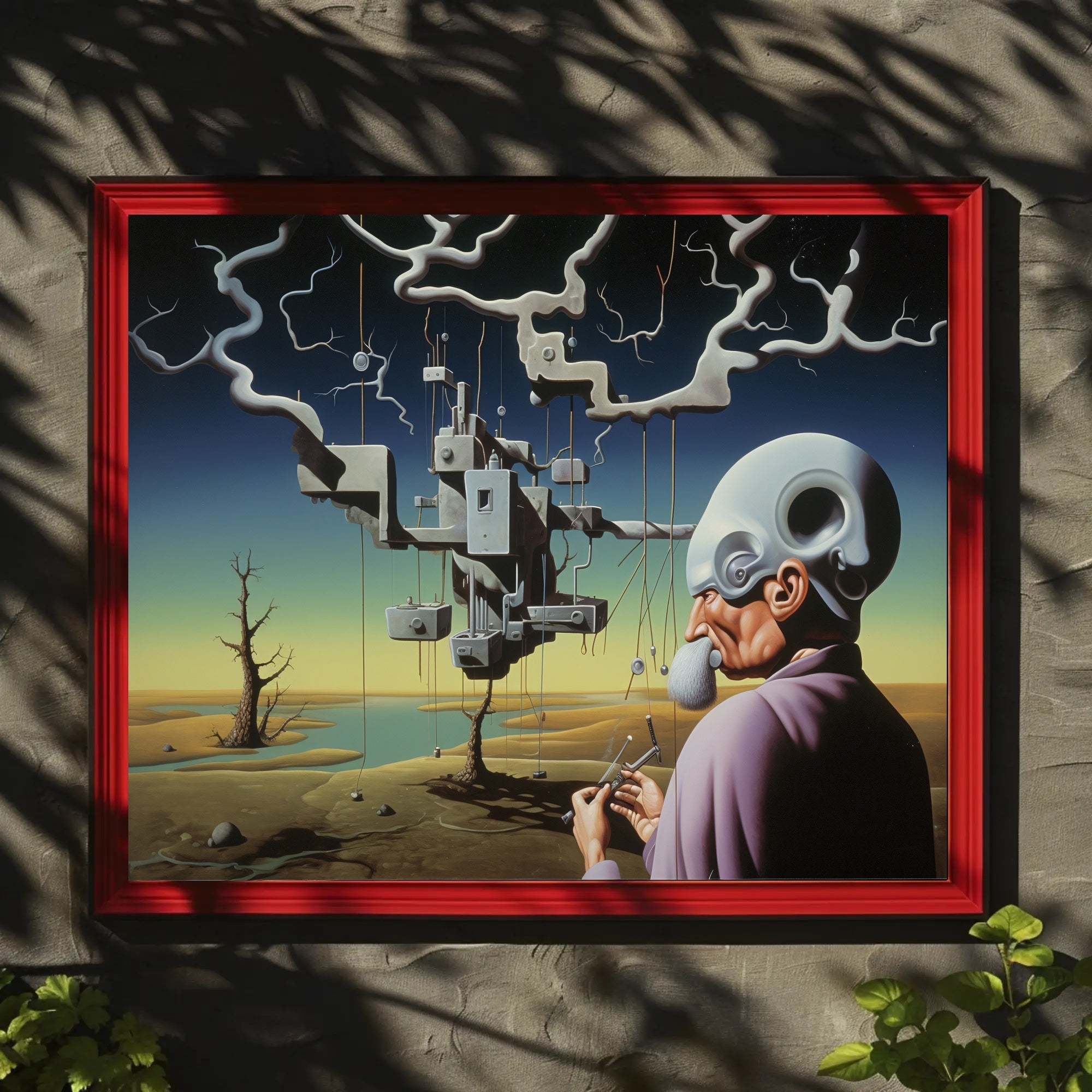 Futuristic Invention Abstract Surreal Art Sci-Fi Poster