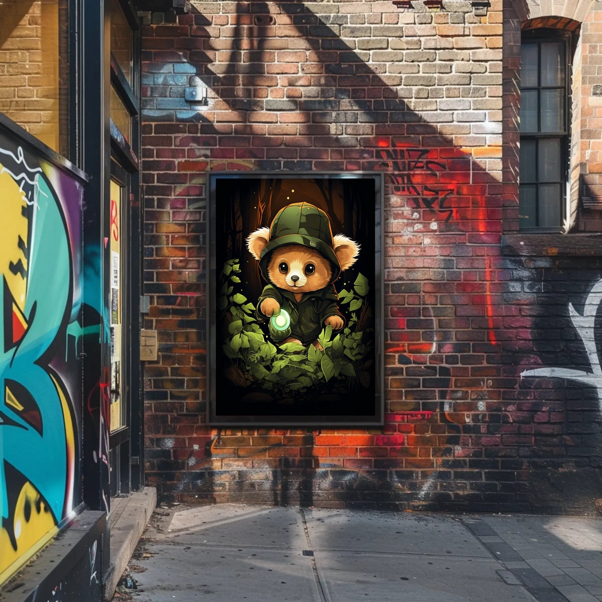 Adventure in the Enchanted Forest Poster for Kids Nursery