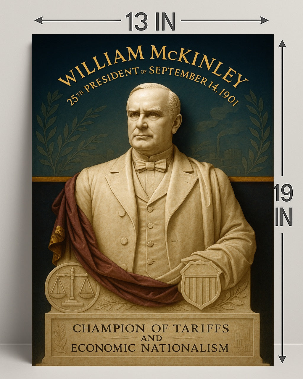 William McKinley 25th President Poster PosterGoat