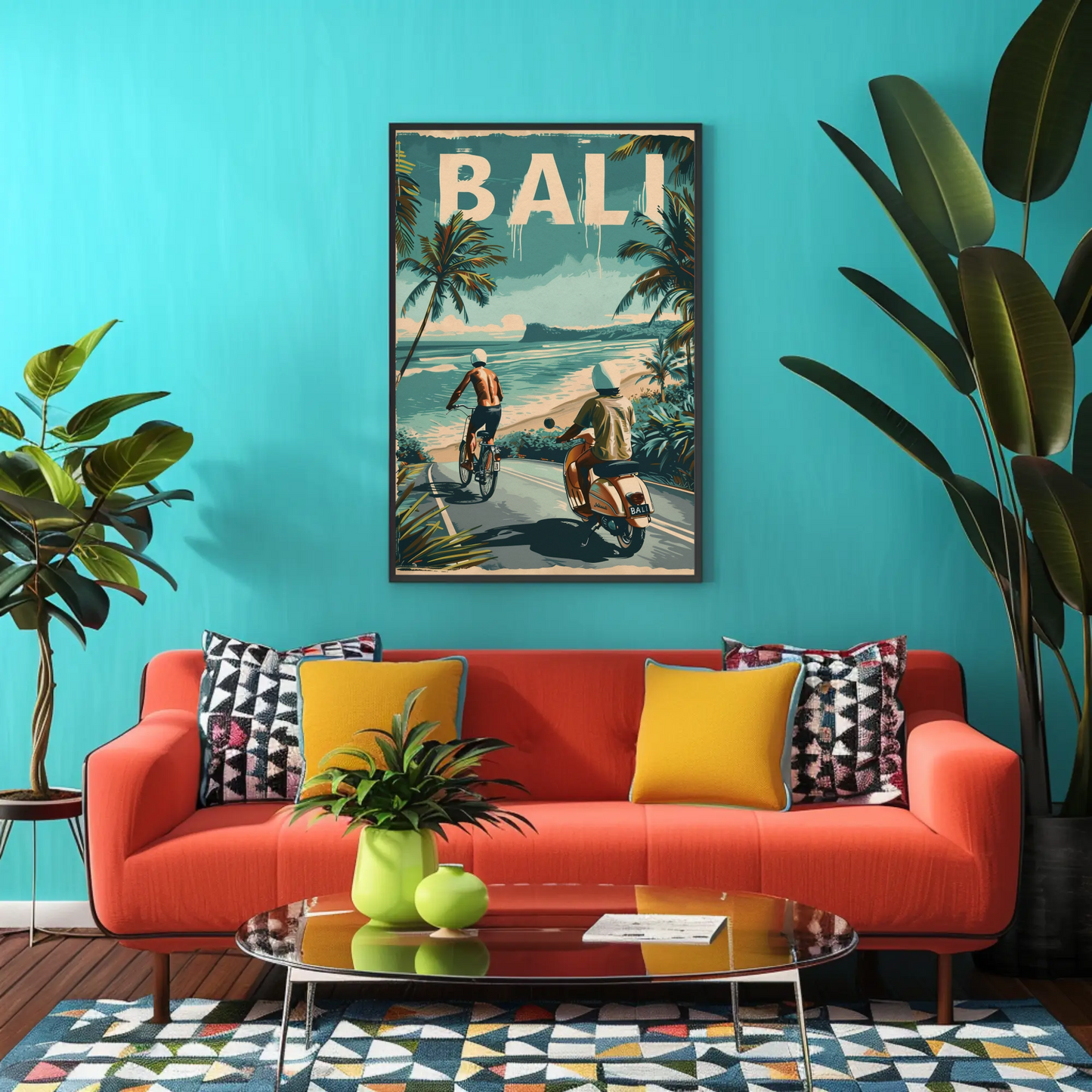 Bali Vintage Poster