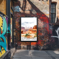 Canyonlands Watercolor Wall Art Poster