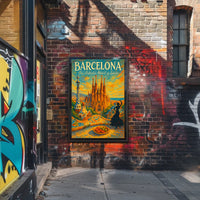 Barcelona The Artistic Heart of Spain Description Experience the Poster