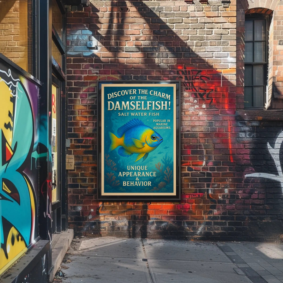Discover the Charm of the Damselfish Poster
