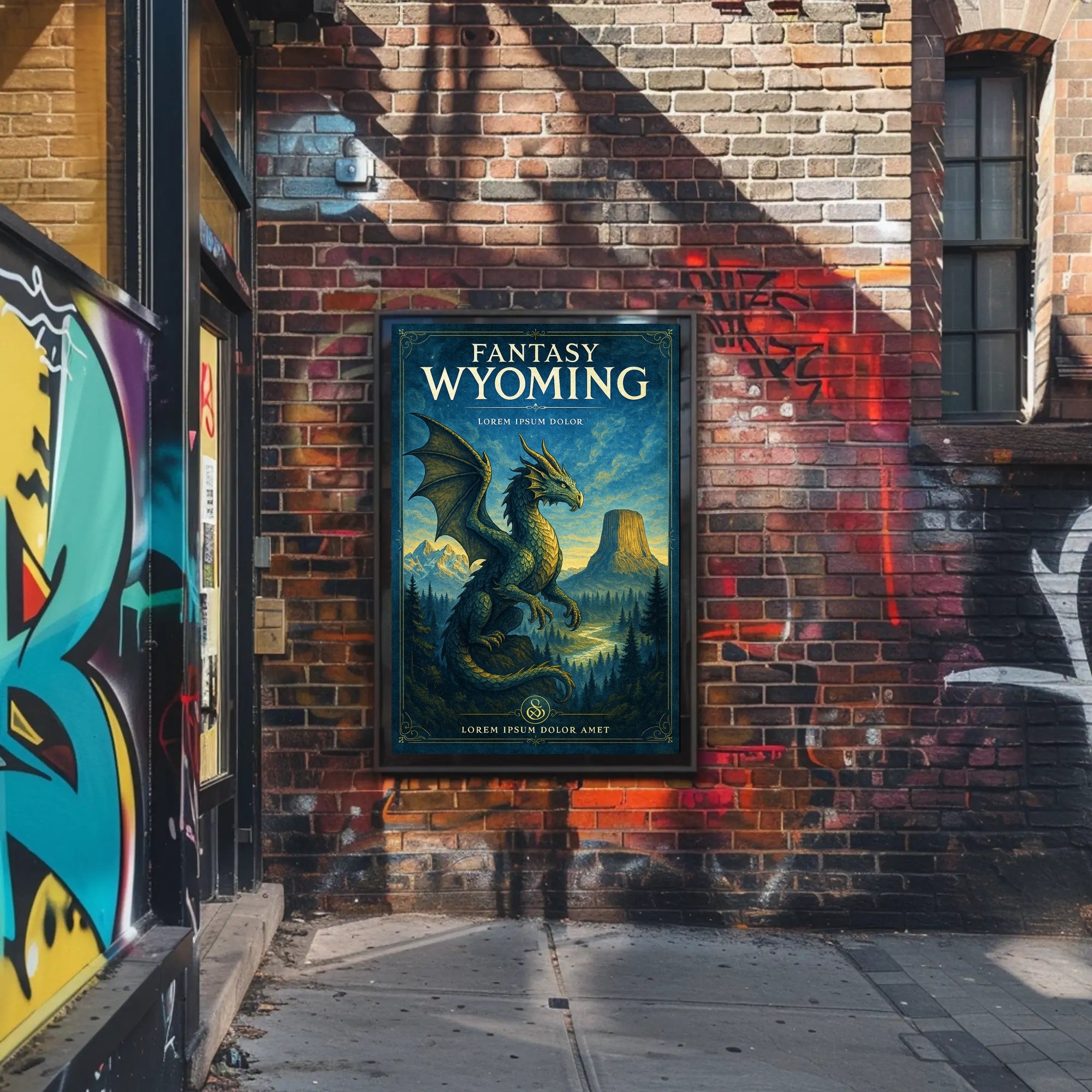 Fantasy Wyoming Poster PosterGoat