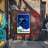 Dartmouth Skiway Vintage Sports Poster PosterGoat