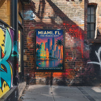 Miami The Magic City Poster