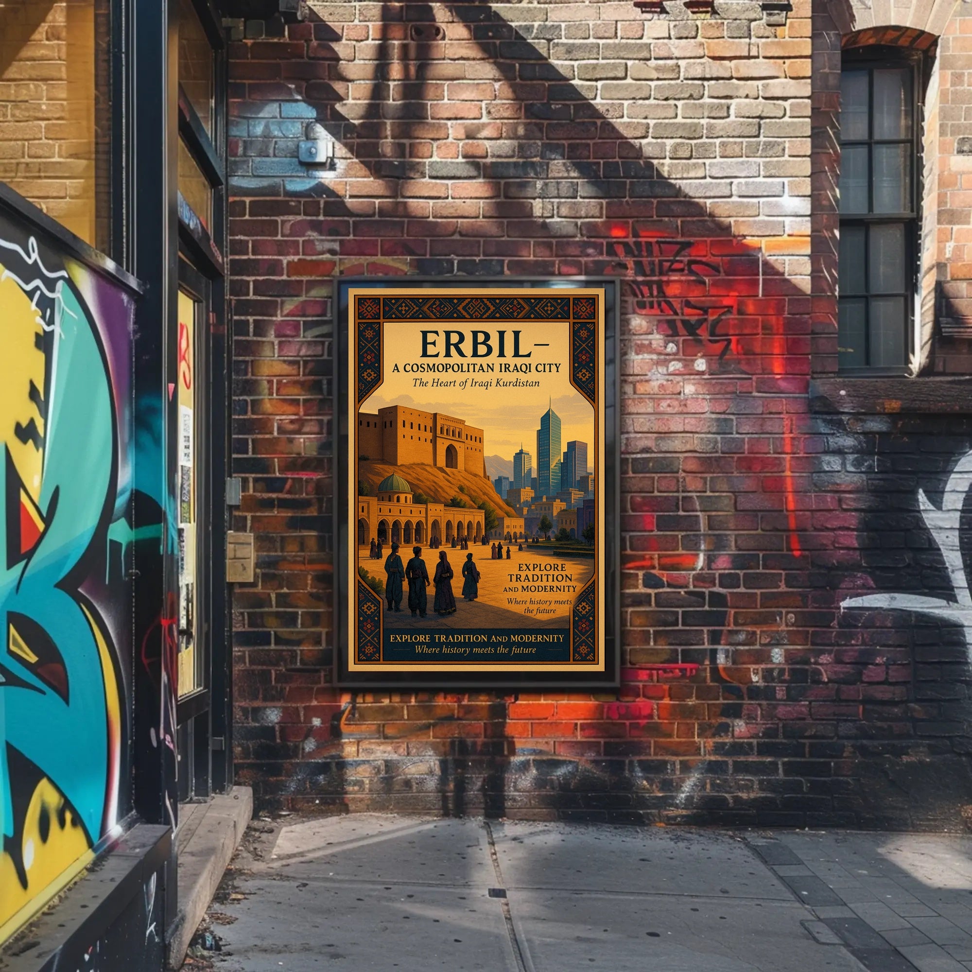Erbil A Cosmopolitan Iraqi City Poster PosterGoat