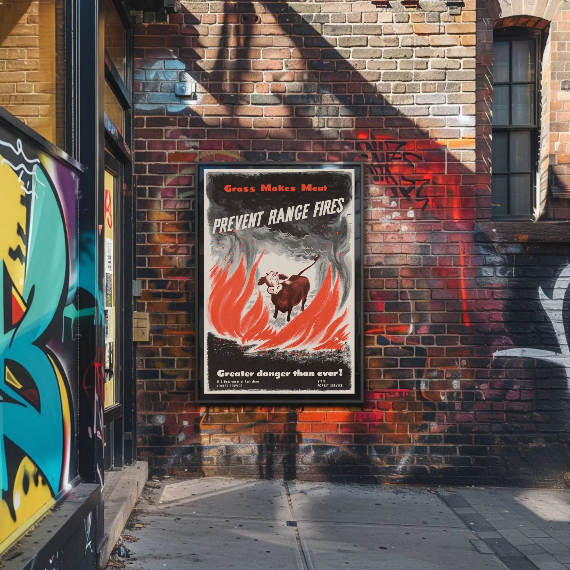 Prevent Range Fires Poster PosterGoat