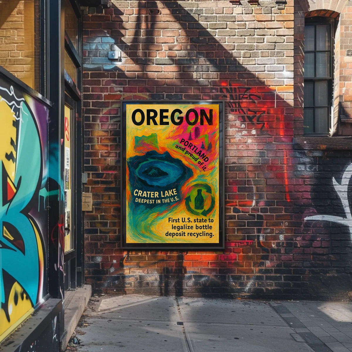 Oregon Pioneer In Environmental Poster