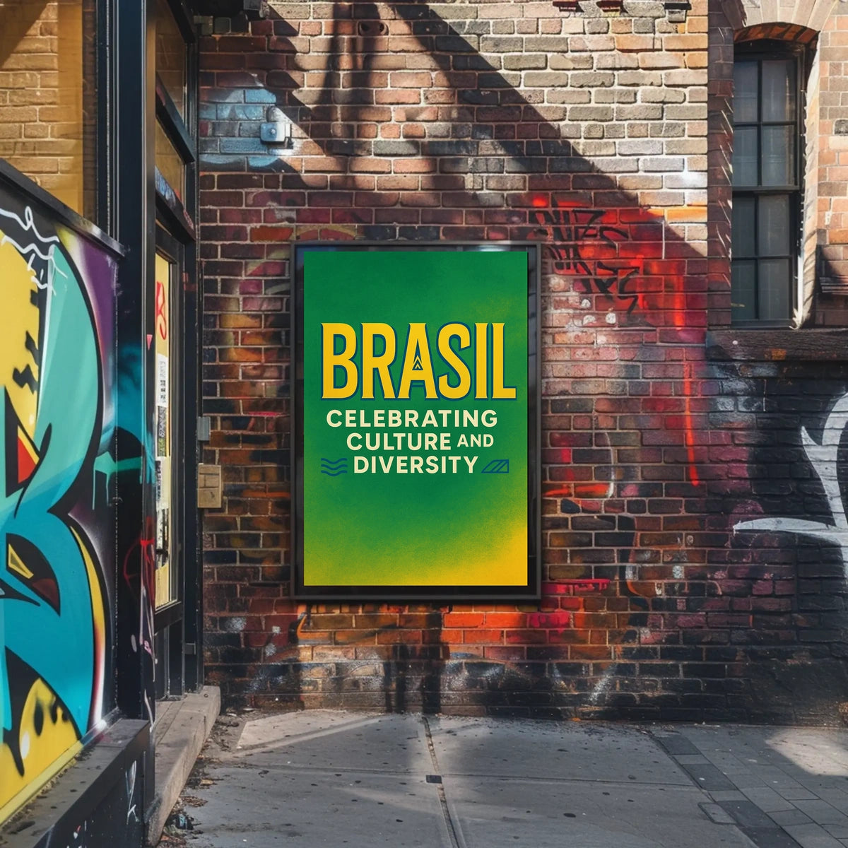 Celebrating Culture and Diversity in Brasil Poster