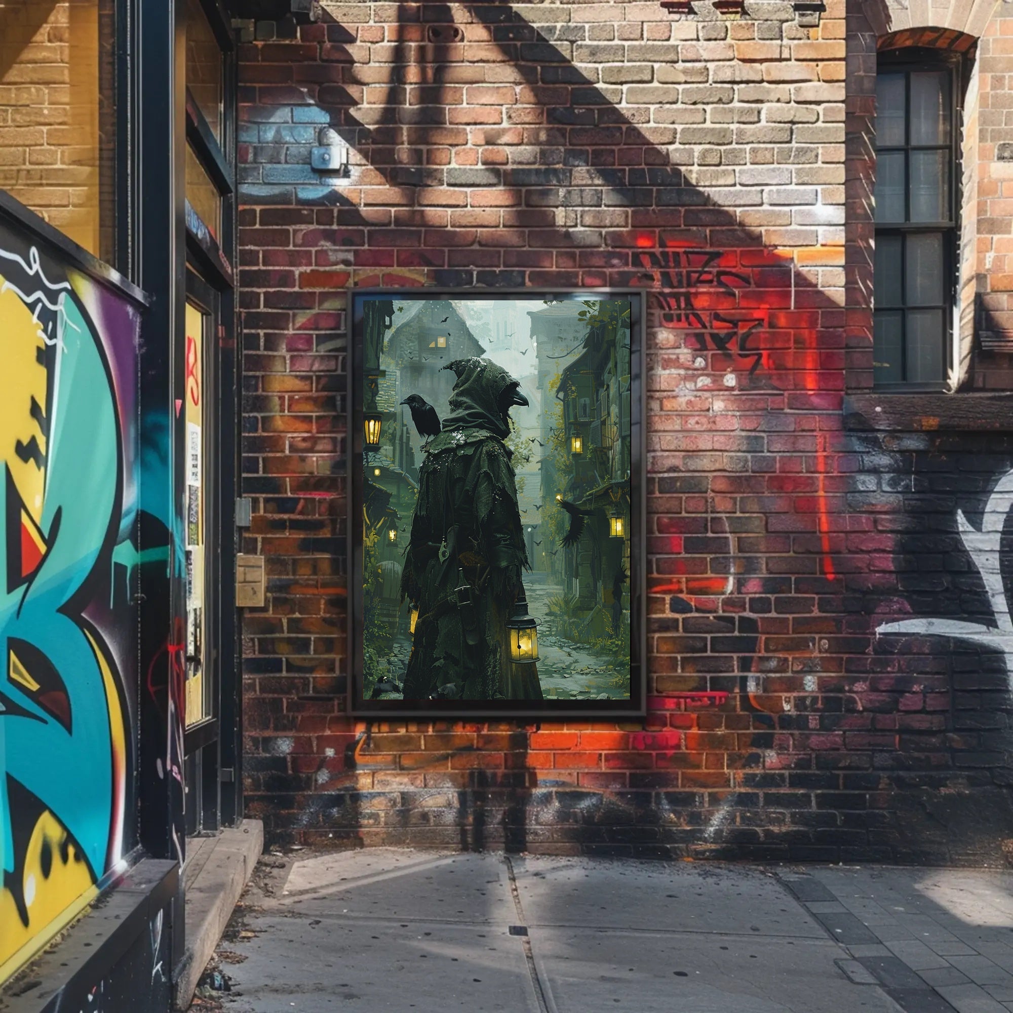 Dark Fantasy Plague Doctor Gothic Mystery Poster PosterGoat