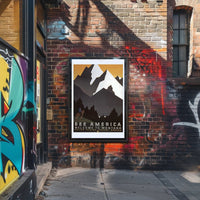 Montana Scenic Vista Vintage Travel Advertisement Travel Poster