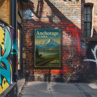 Discover Anchorage, Alaska Poster