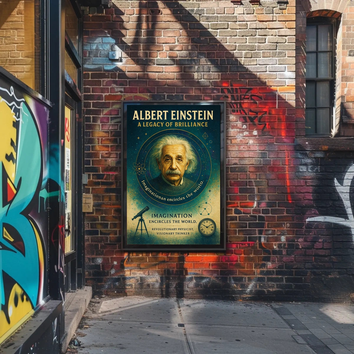 Albert Einstein A Legacy of Brilliance Poster