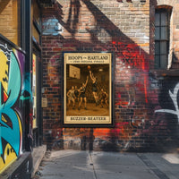 Hoops in Heartland 1946 Indiana Finals Poster