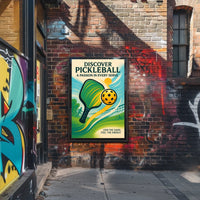 Discover Pickleball Poster