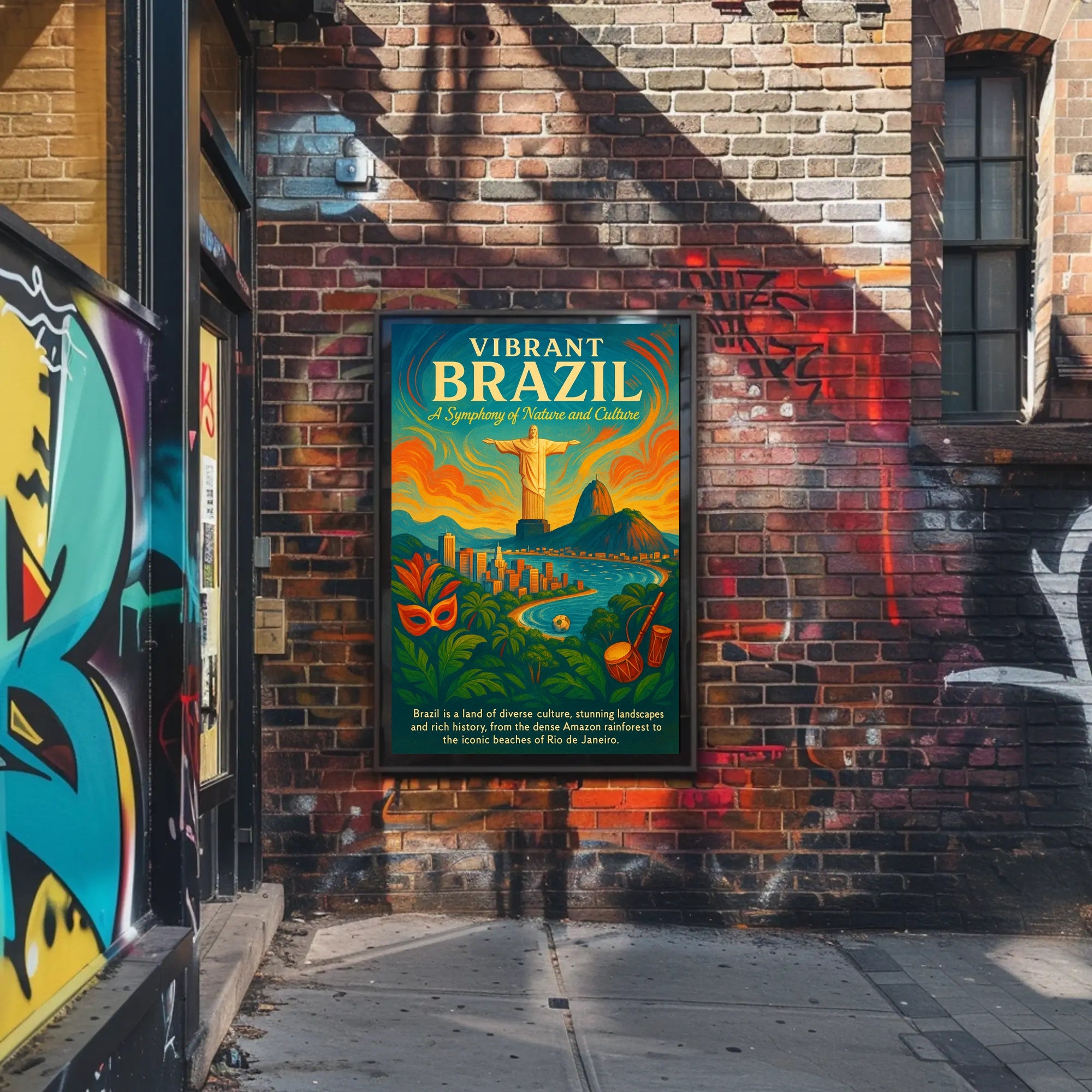Vibrant Brazil A Symphony Of Nature Poster