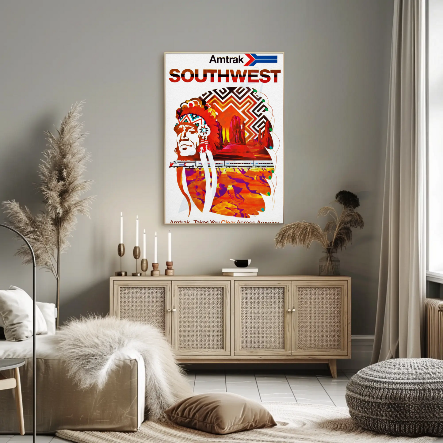 Amtrak Southwest Travel Poster