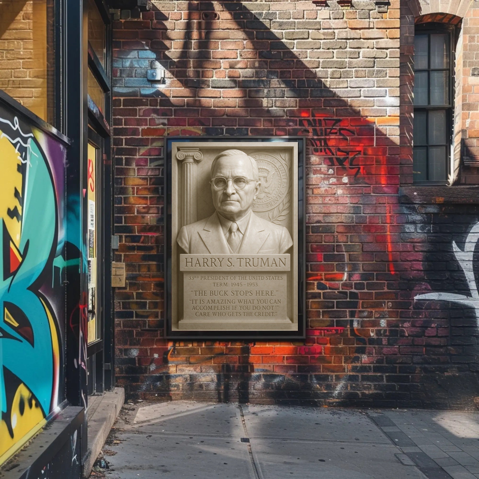 Harry S. Truman 33rd President Poster