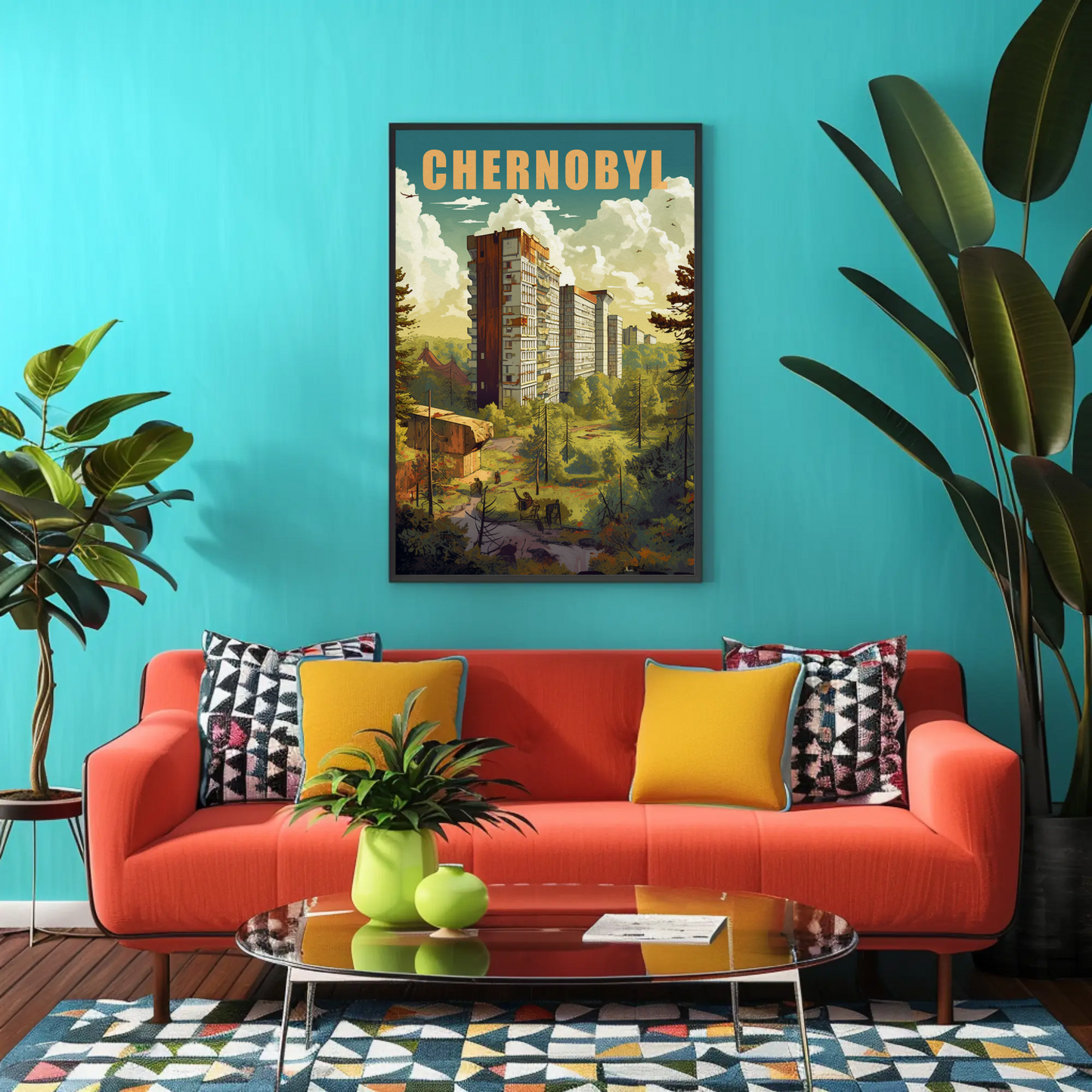 Chernobyl Vintage Travel Poster