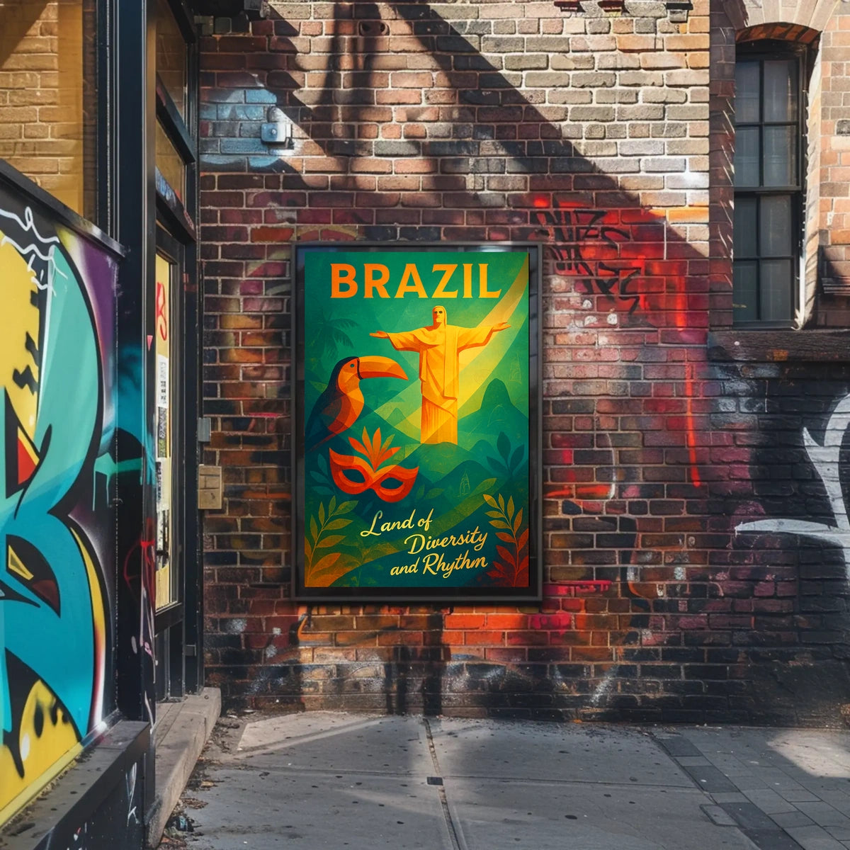 Brazil Land Of Diversity And Rhythm Poster