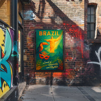 Brazil Land Of Diversity And Rhythm Poster