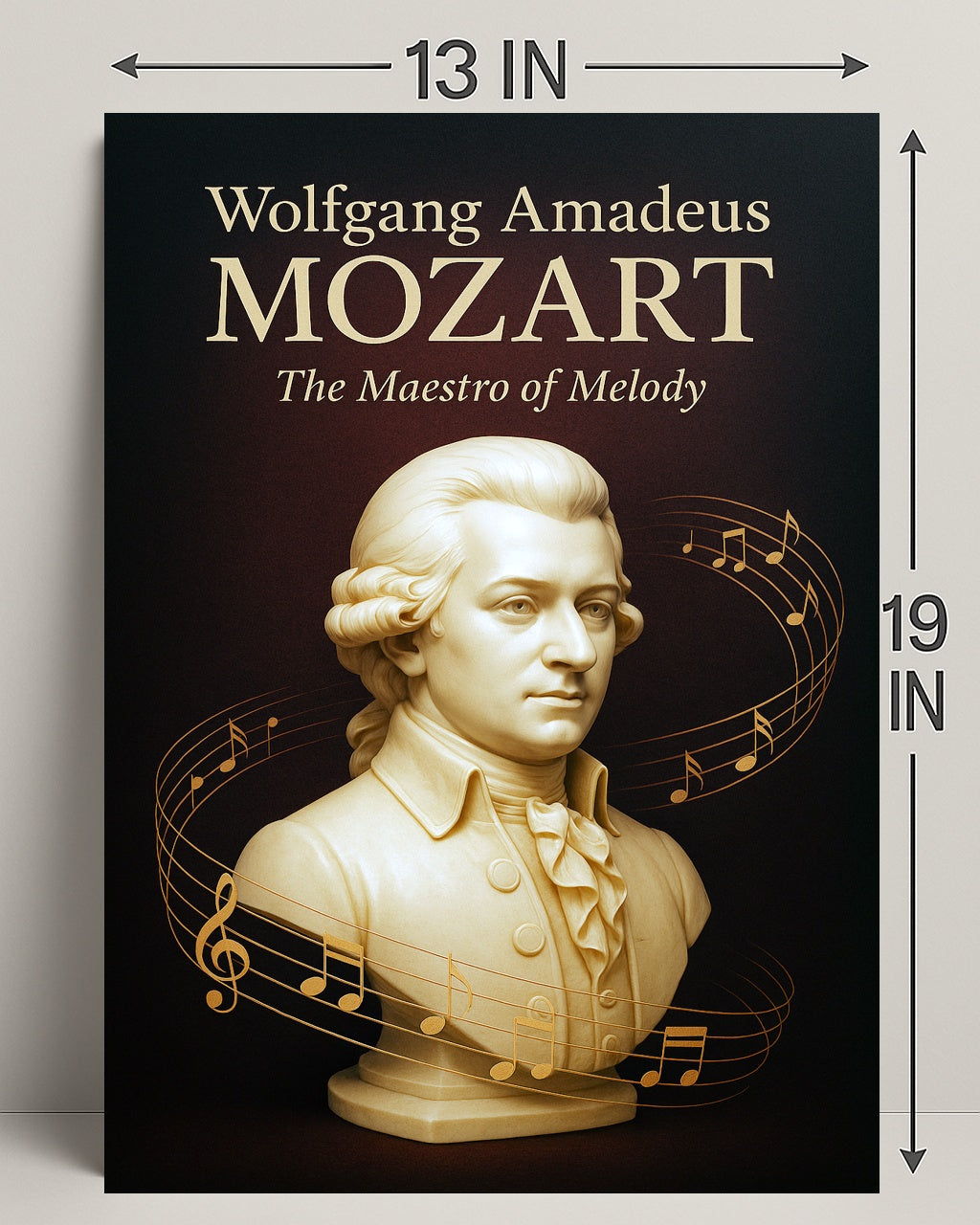 Wolfgang Amadeus Mozart The Maestro of Melody Poster PosterGoat