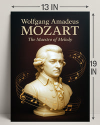 Wolfgang Amadeus Mozart The Maestro of Melody Poster PosterGoat