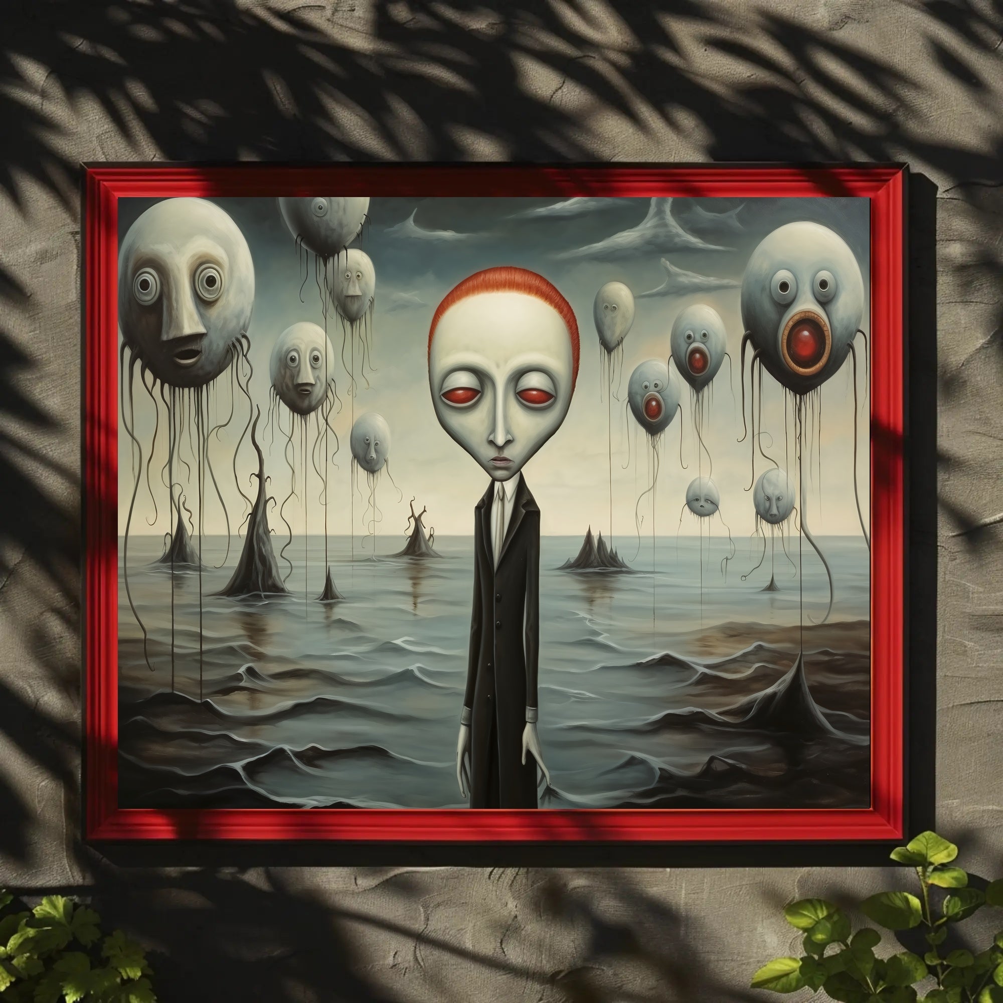 Eerie Surrealism: Dreamy Otherworldly Art Poster - Artistic Poster