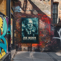 Joe Biden 46th President of the United States Double Exposure Poster