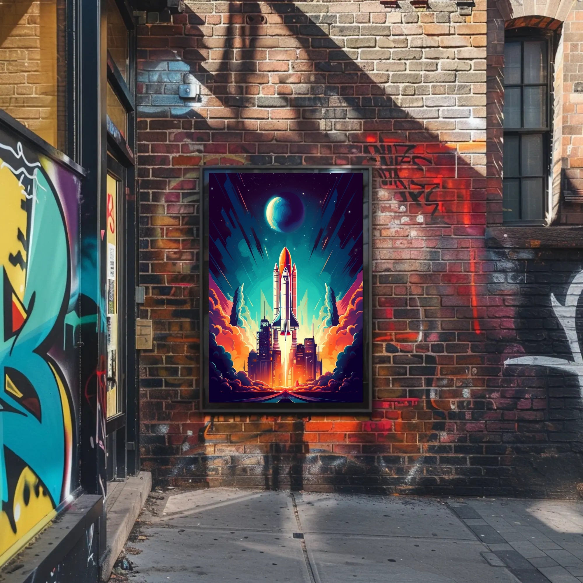 Cosmic Launch Poster