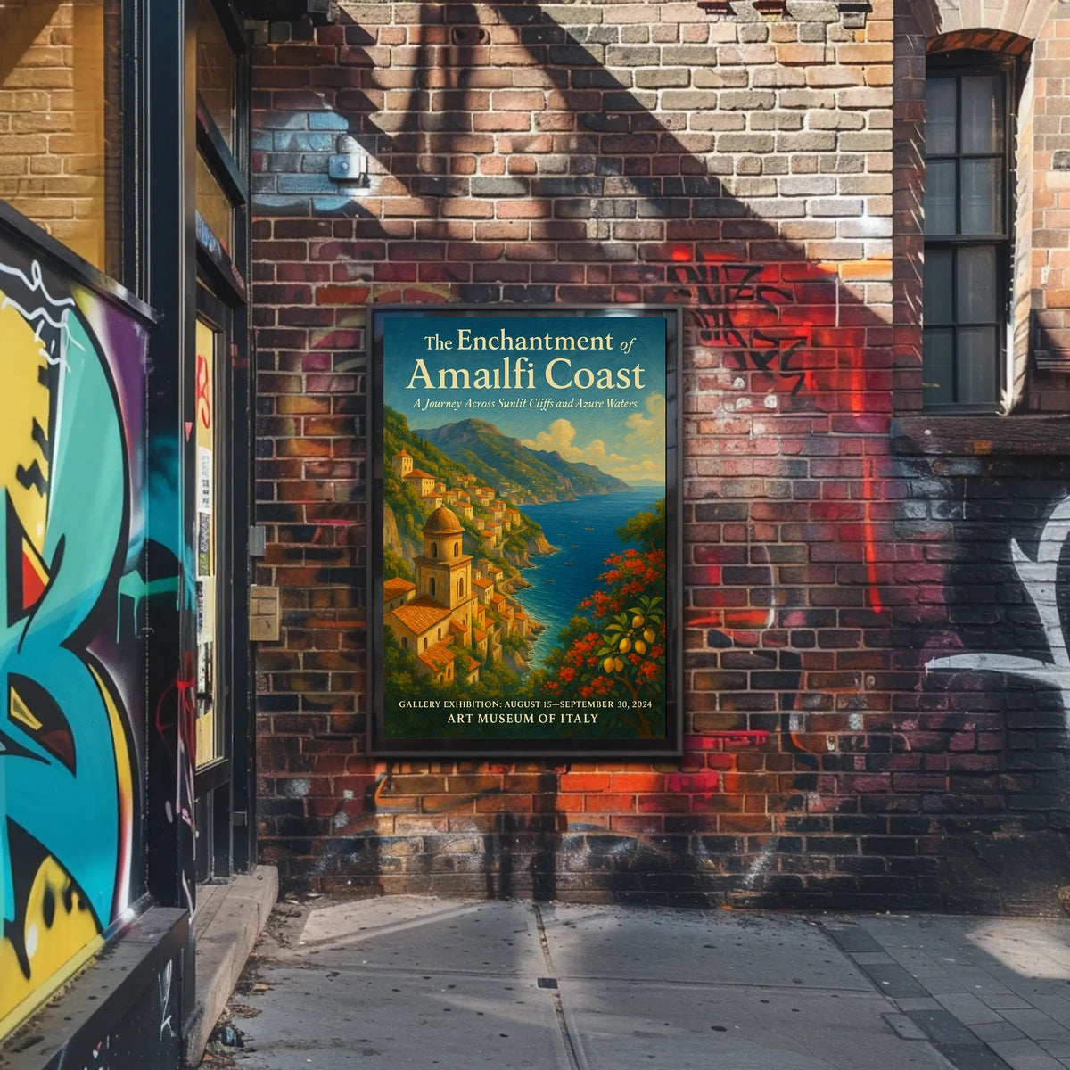 The Enchantment of Amalfi Coast Scenic Poster