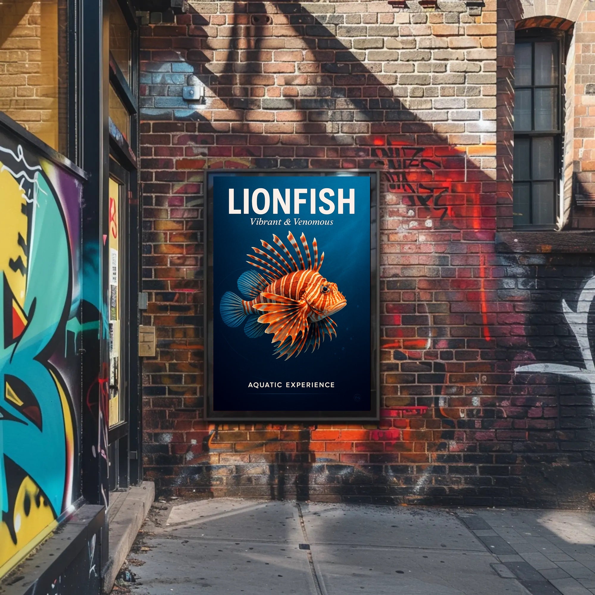 Lionfish Vibrant & Venomous Poster PosterGoat