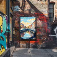 Scenic View of Dublin Poster