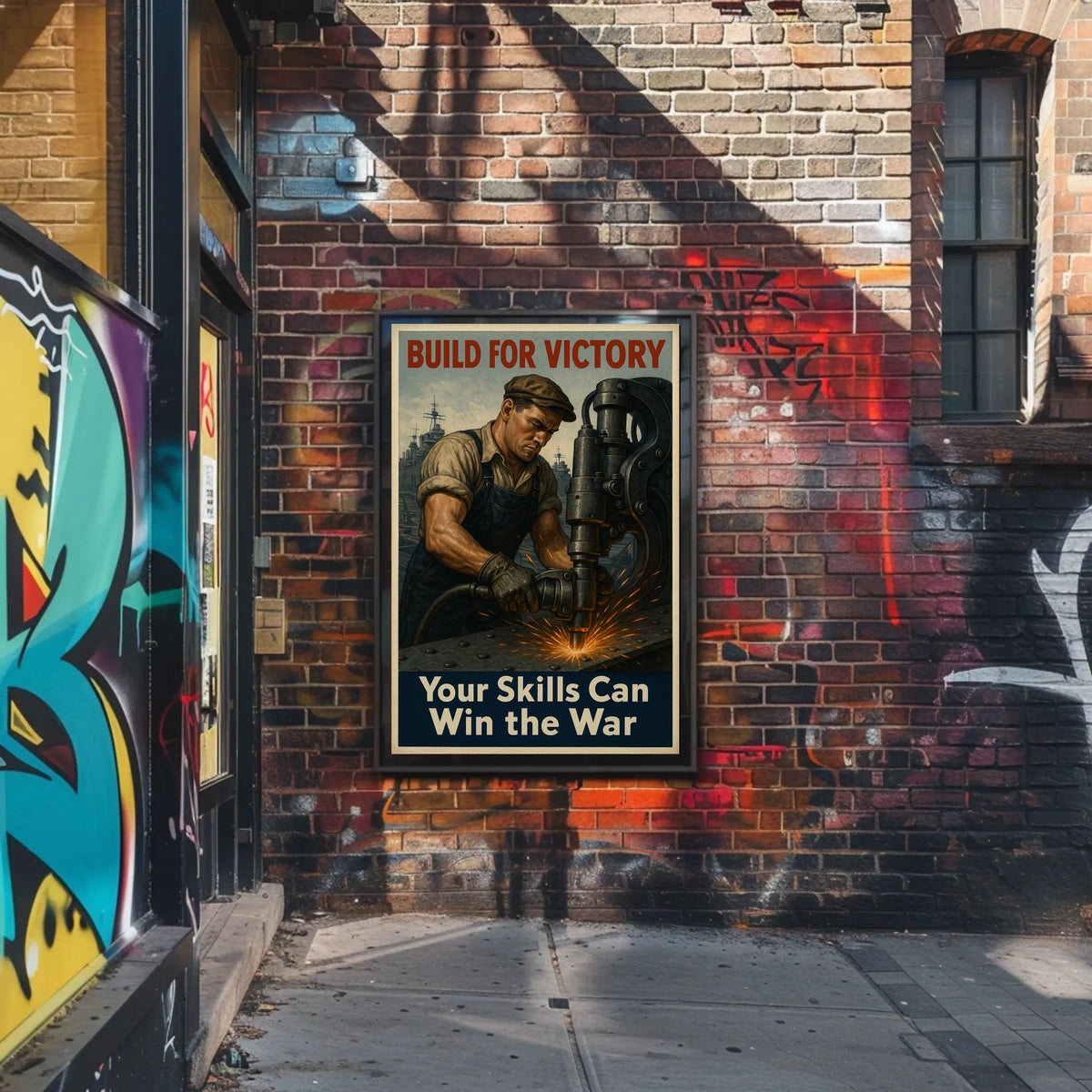 Build for Victory Poster