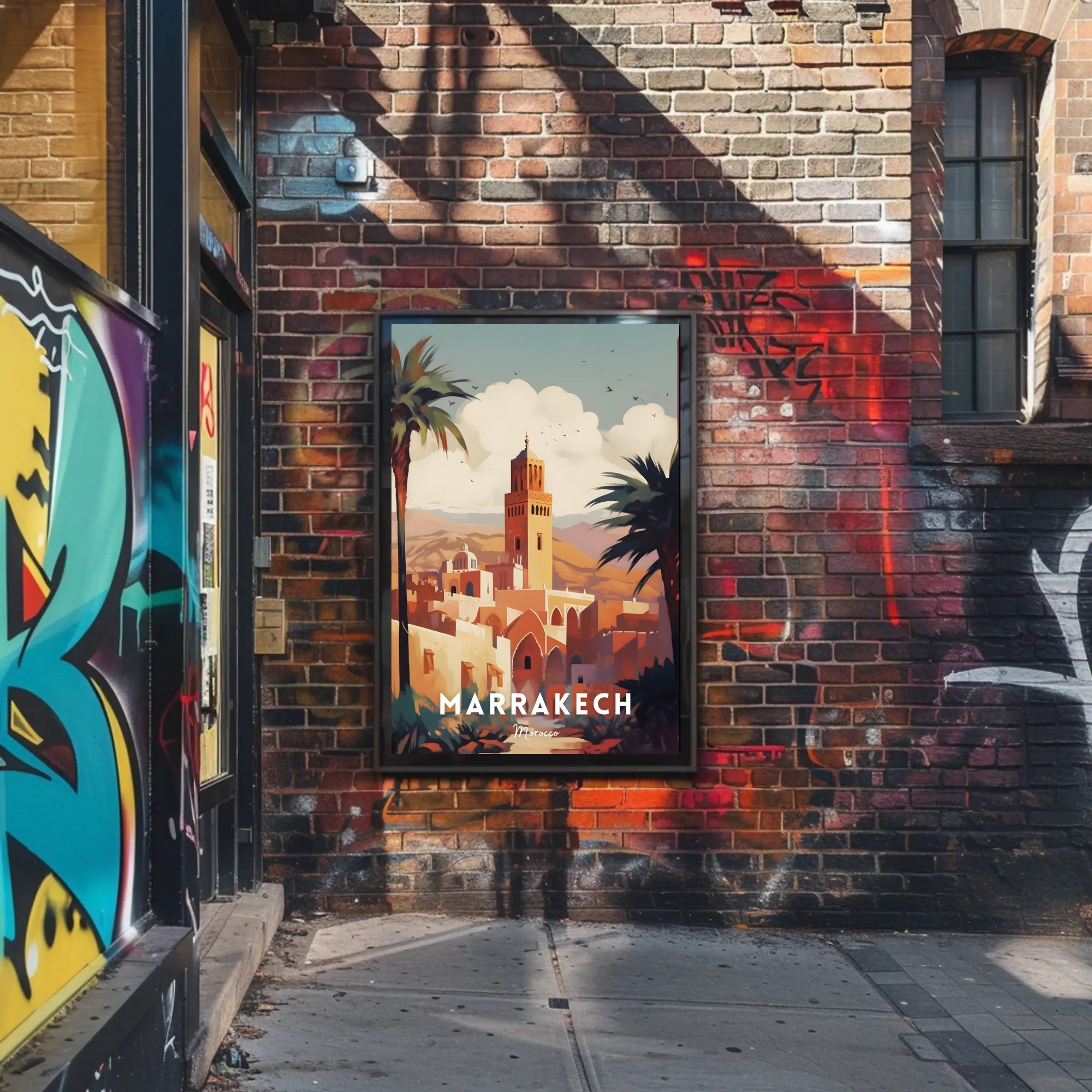 Marrakech Travel Poster