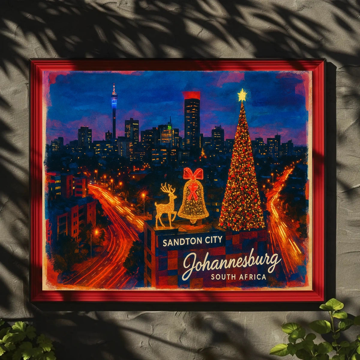 Festive Night in Sandton City Poster