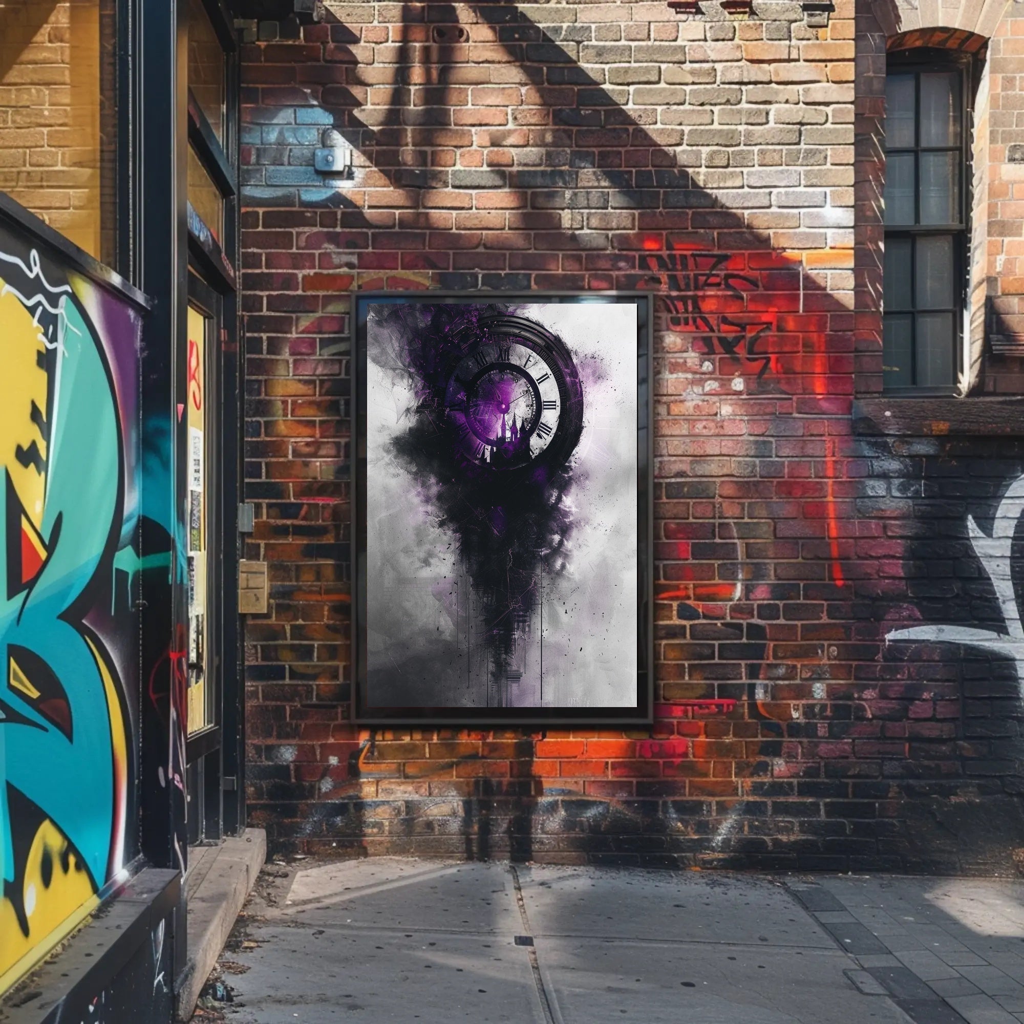 Ancient Egyptian Cosmic Crow Surrealism Art Poster PosterGoat