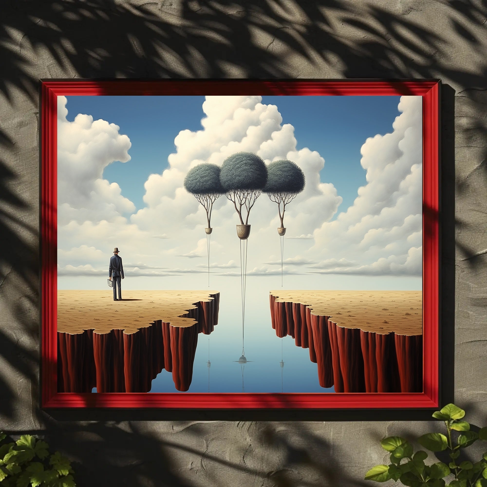 Surreal Reflections: Dreamlike Artistic Poster