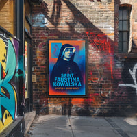 Saint Faustina Kowalska Apostle of Divine Mercy Poster