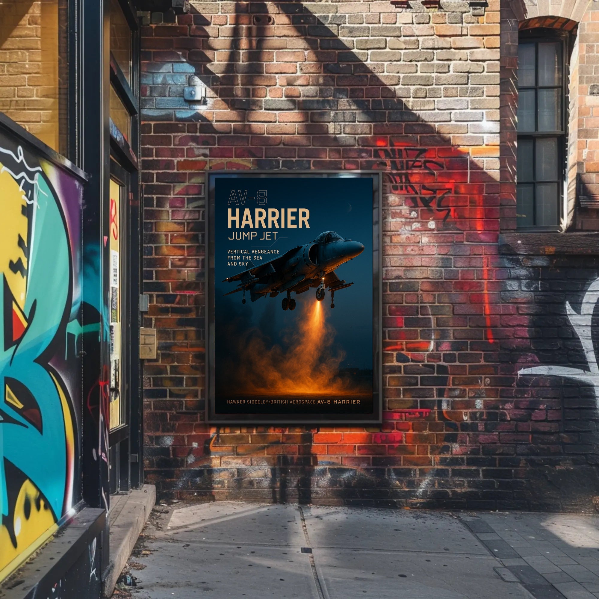 AV-8 Harrier Jump Jet Poster