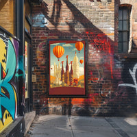 Surreal Skyline Adventure Poster