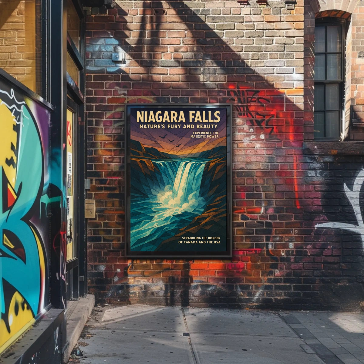 Niagara Falls Natures Fury and Beauty Poster