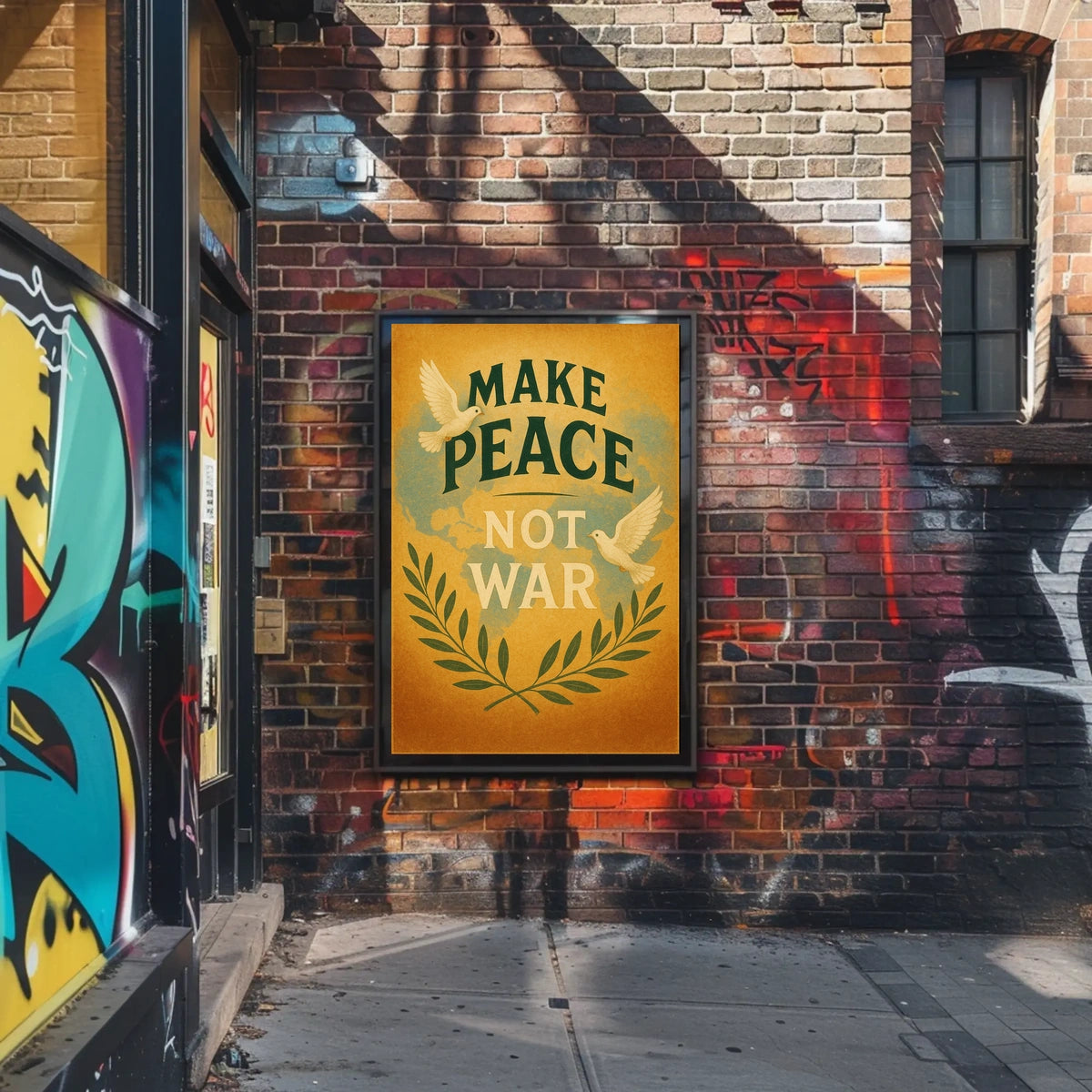 Make Peace, Not War Poster