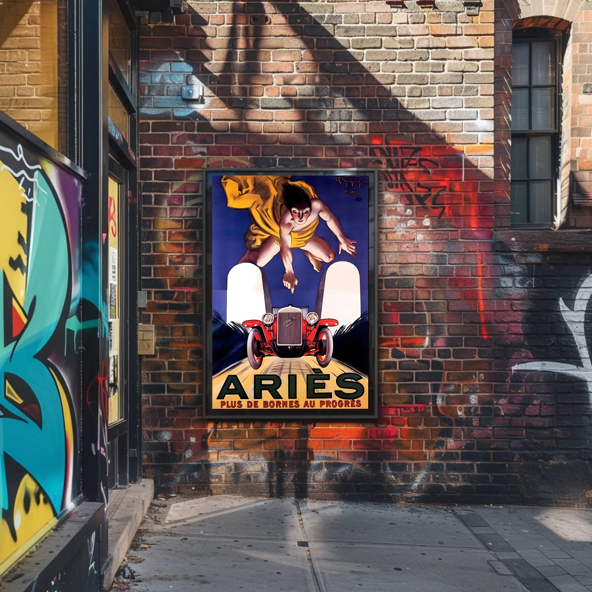 Aries Automotive Advertisement Poster