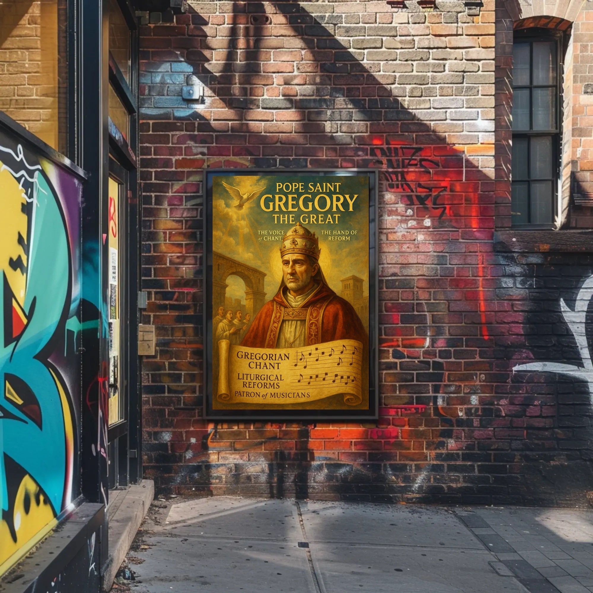 Pope Saint Gregory the Great Poster PosterGoat