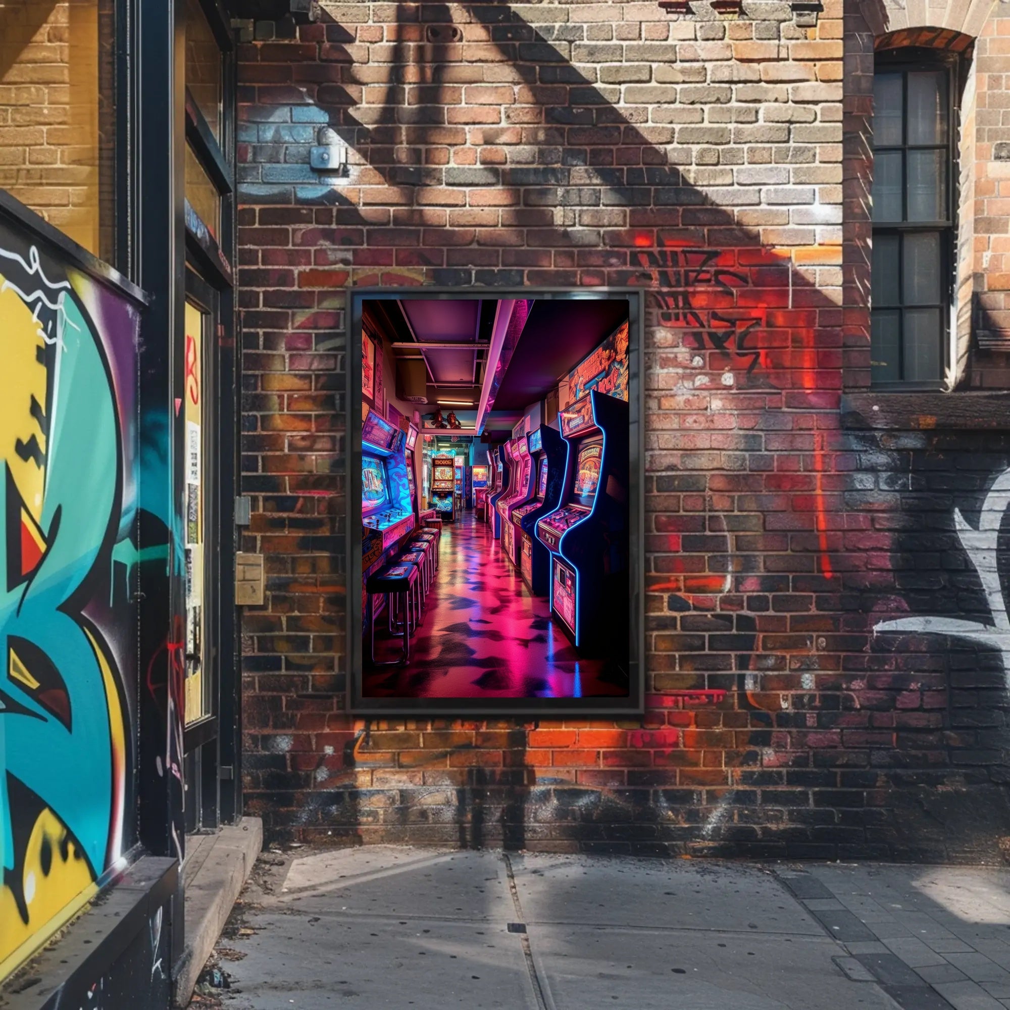 Retro Arcade Wonderland Poster