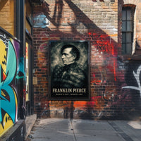 Franklin Pierce 14th President of the United States Double Exposure Poster