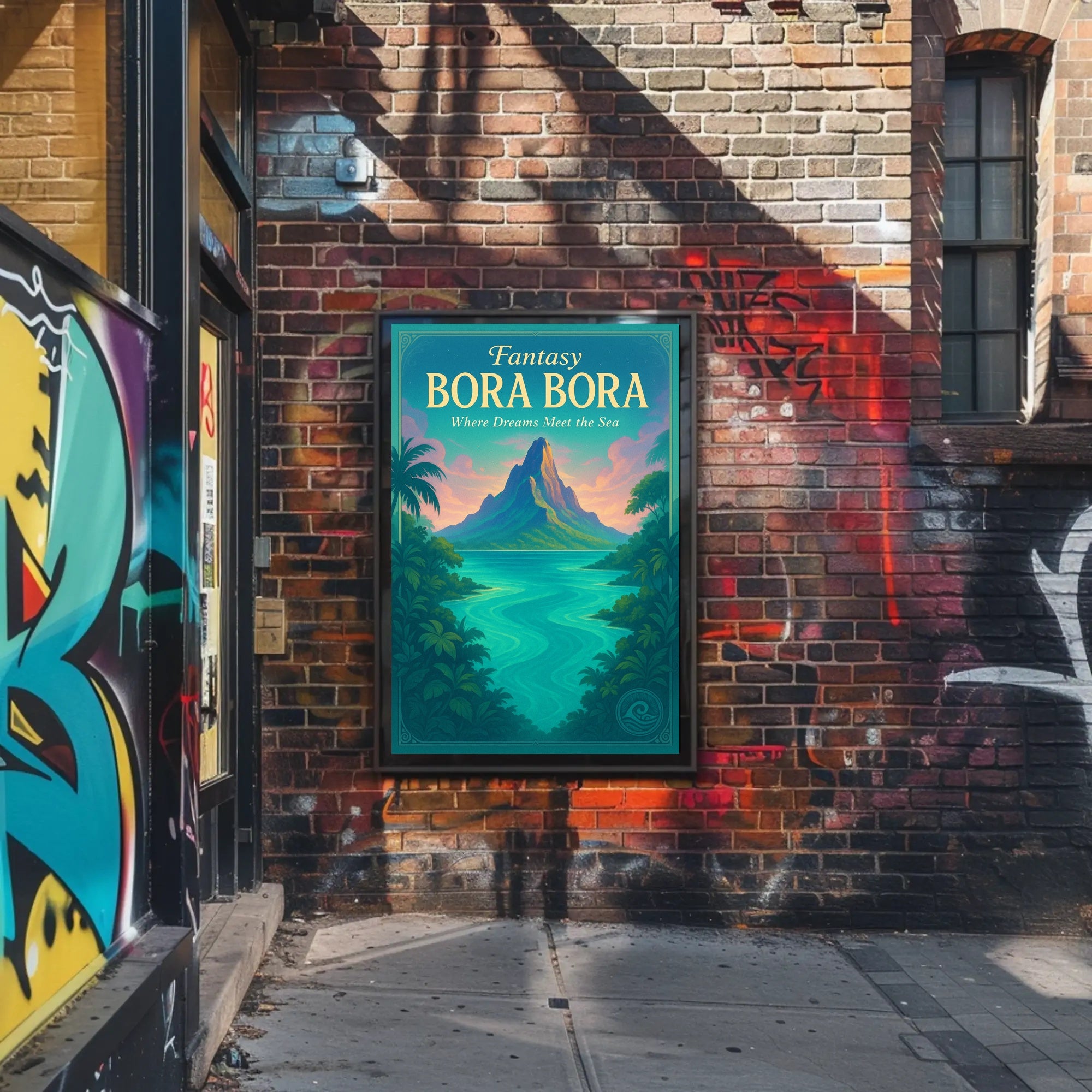 Bora Bora Dreamscape Travel Poster PosterGoat